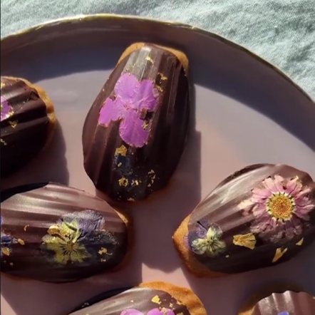 Chocolate Dipped Madelines