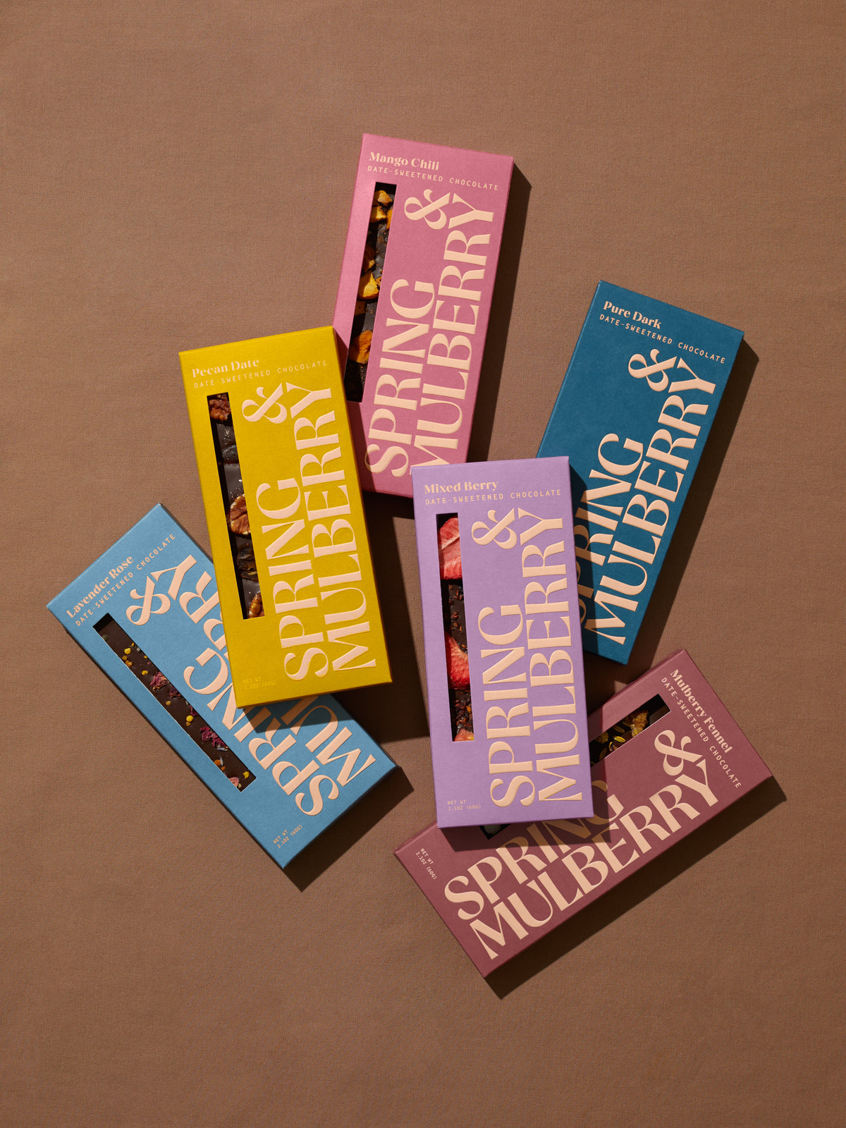 Springy Candy Date Sweetened Chocolate - Spring & Mulberry